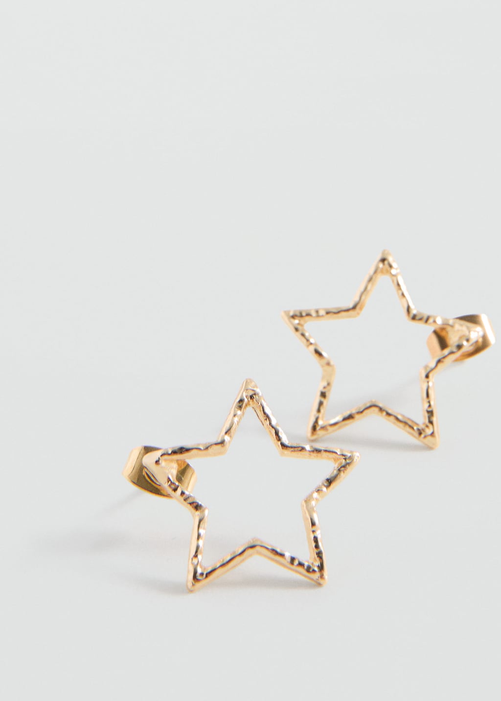 Mango Stars Earrings Gold