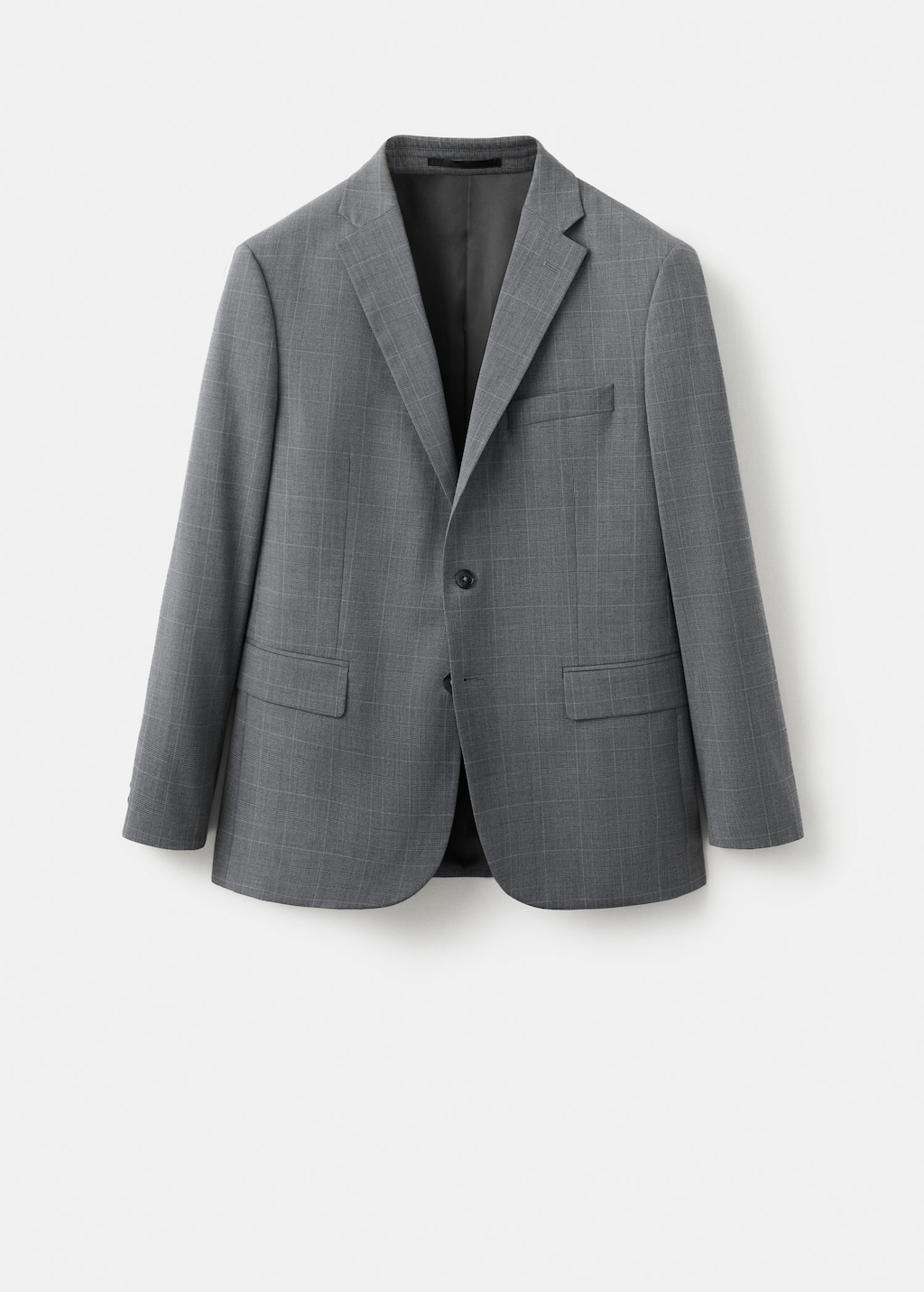 Mango Blazer London Grey In Gray