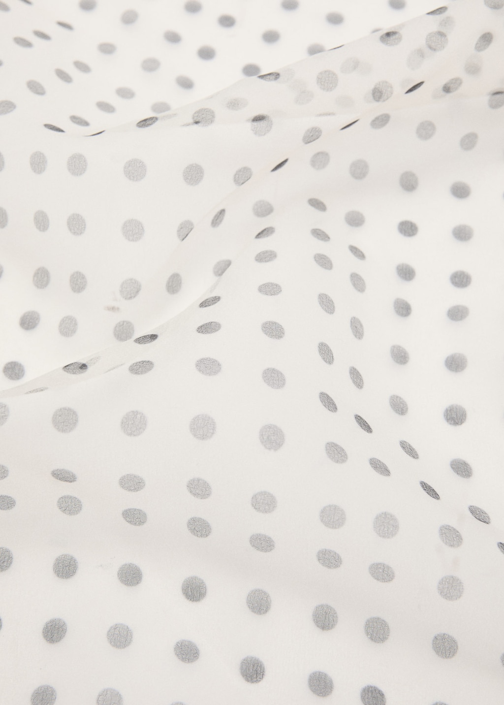 Mango Mouchoir Imprimé À Pois Écru - Femme - Taille Unique -  In Neutral