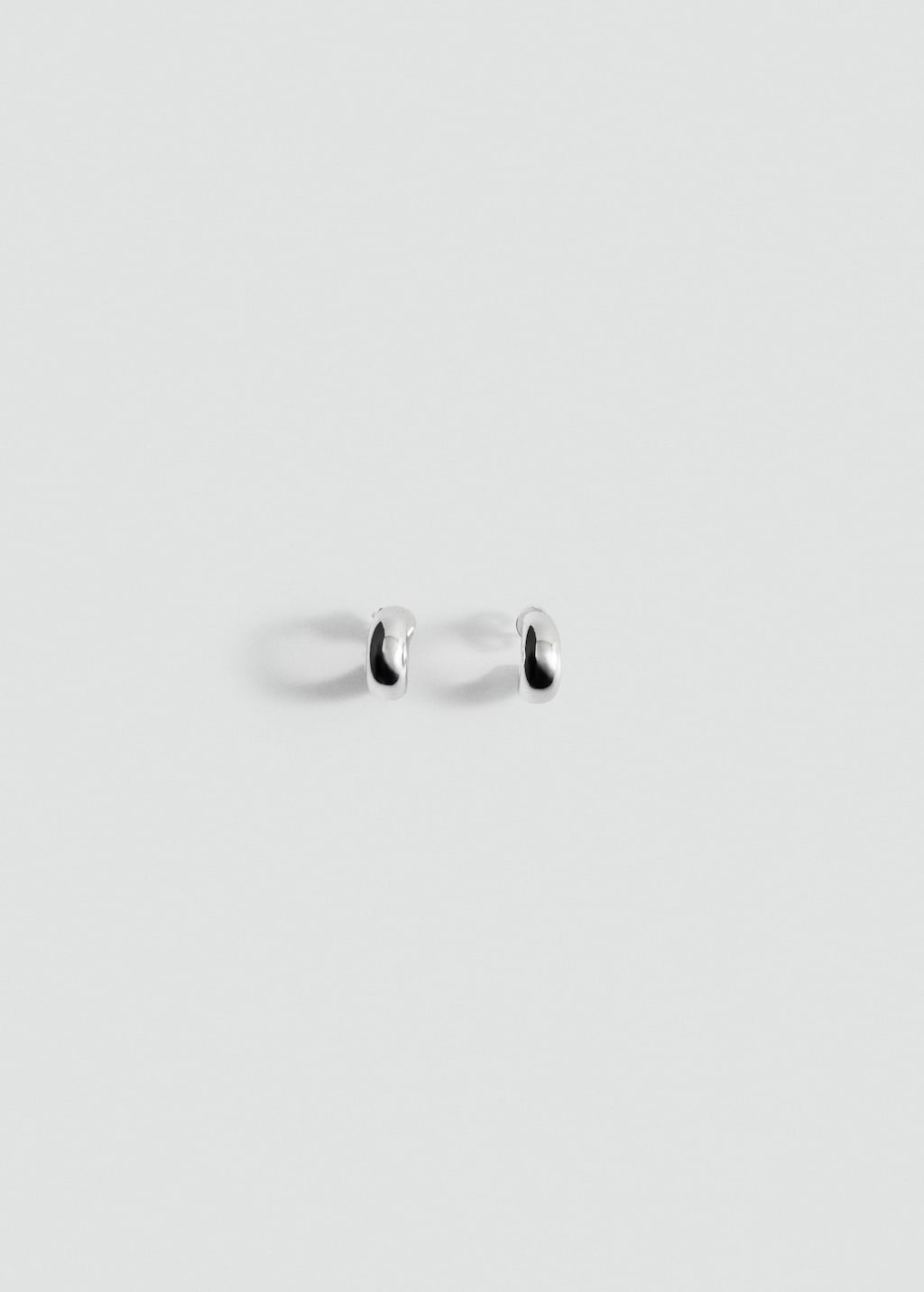 Mango Semi-créoles Relief Argent - Femme - Taille Unique -  In Metallic