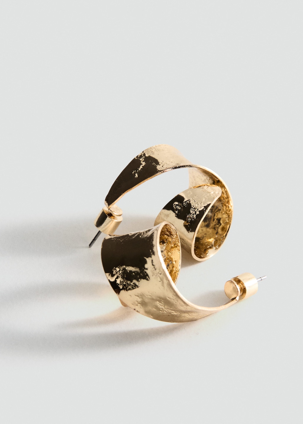 Mango Semi-créoles Relief Or - Femme - Taille Unique -  In Gold
