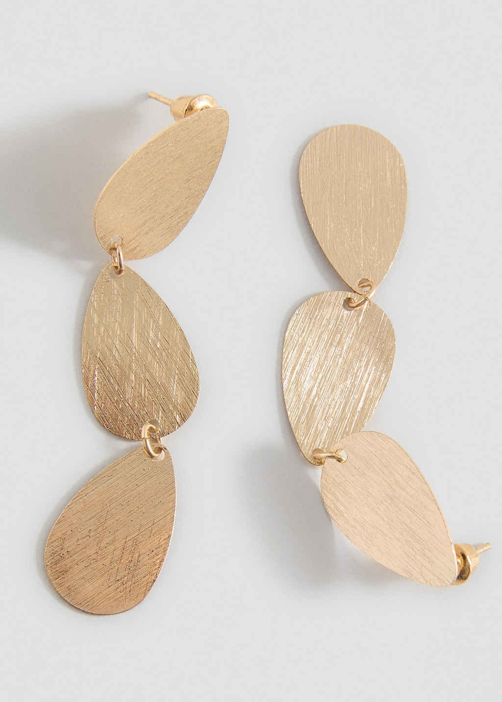 Mango Teen Boucles D'oreilles Goutte Or - Fille - Taille Unique - In Orange