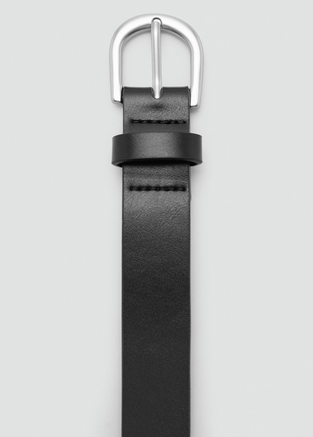 Mango Kids' Faux-leather Belt Black