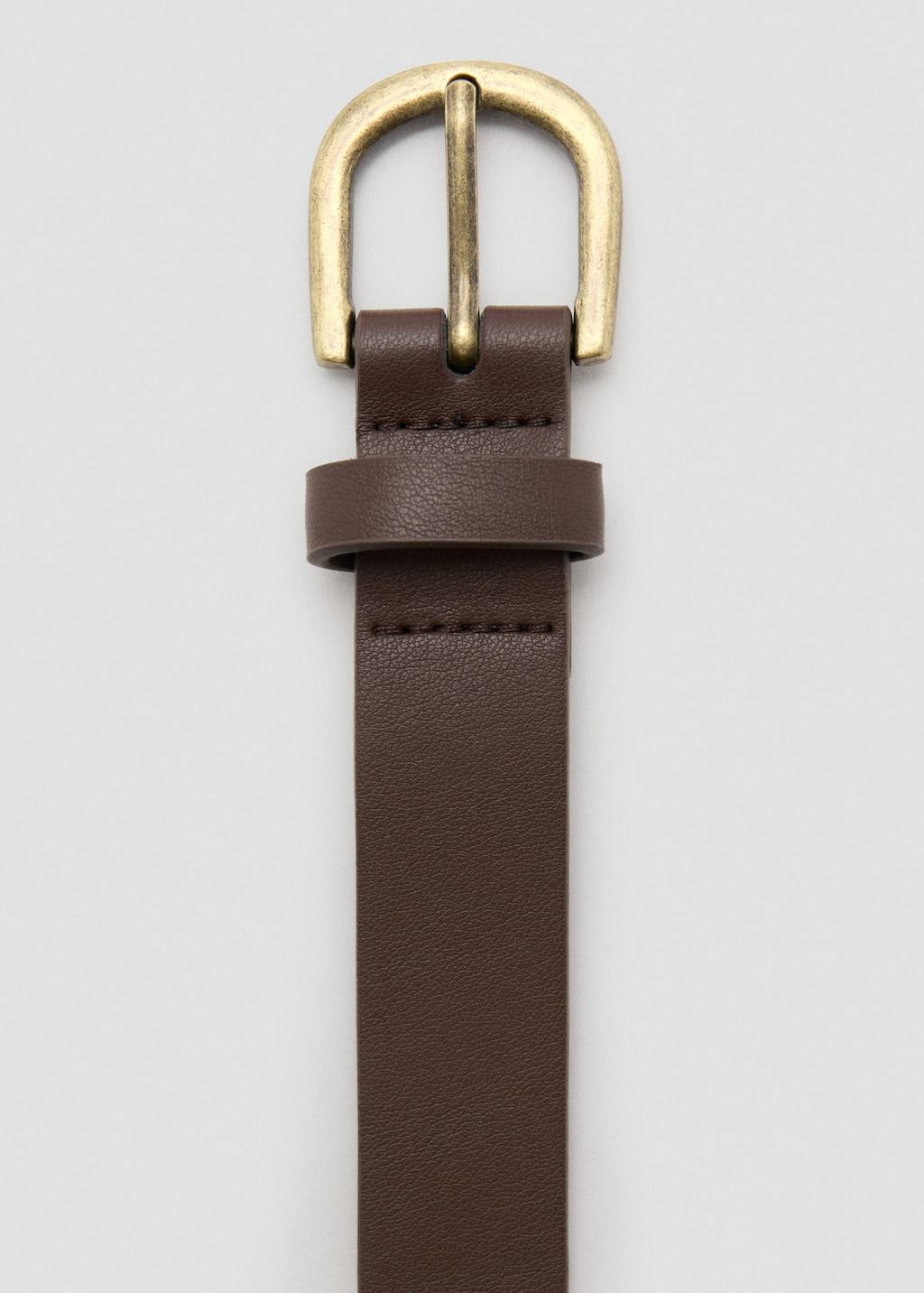 Mango Kids' Faux-leather Belt Brown