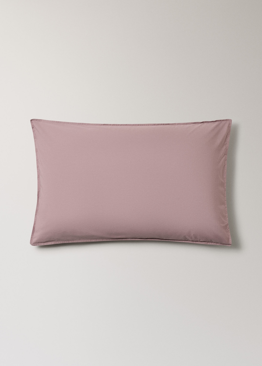 Mango Two Pillowcases Double Stitched 300 Thread Count Cotton 50x75 Cm Pale Pink