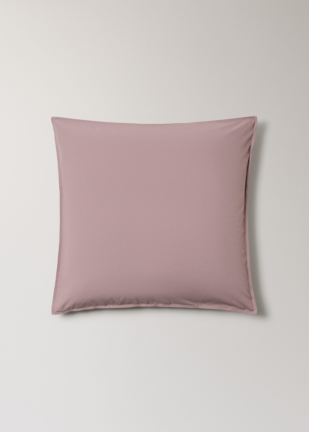 Mango Two Pillowcases Double-stitched 300 Thread Count Cotton 60x60 Cm Pale Pink