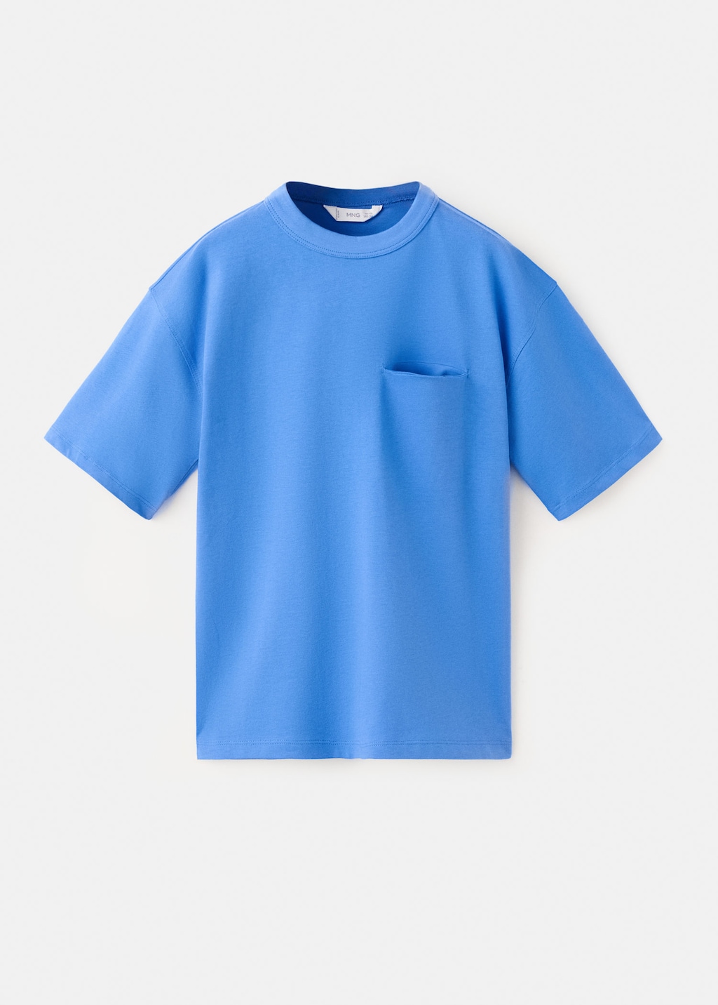 Mango T-shirt Coton Détail Poche Bleu - Enfants - 13-14 Ans -  Kids In Blue