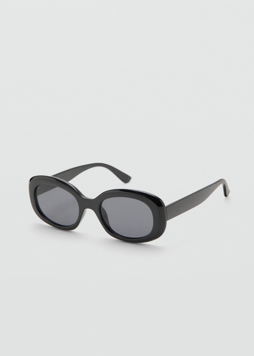 Mango Resin Frame Sunglasses Black