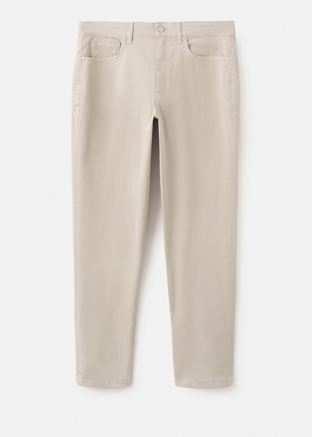 Mango Trousers Barrio Beige In Neutral