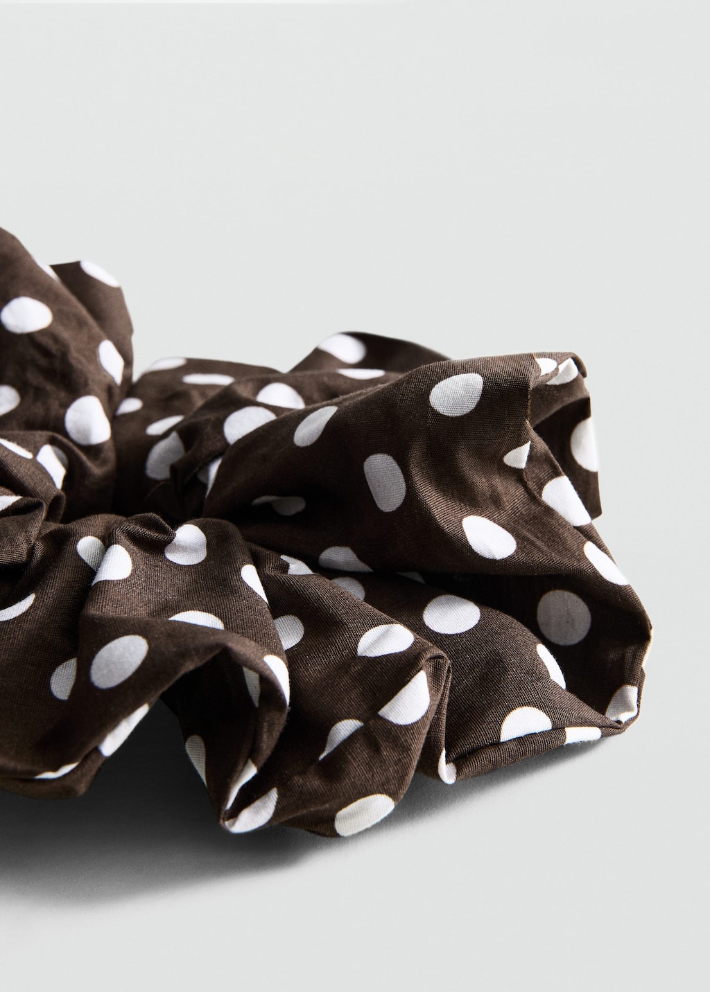 Mango Chouchou Pois Chocolat - Femme - Taille Unique -  In Brown