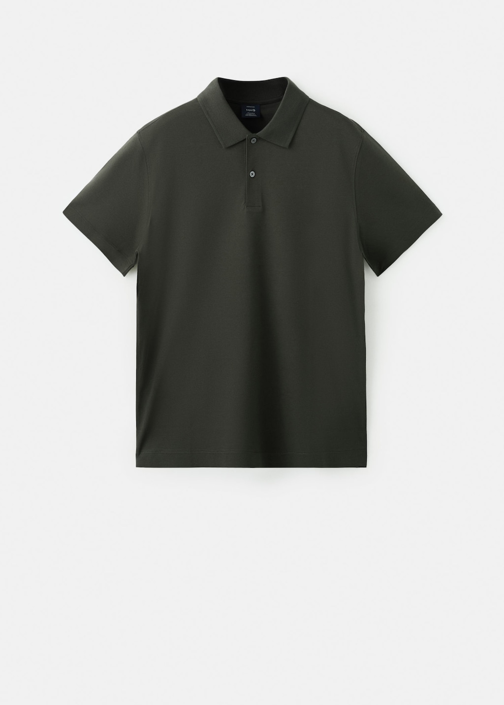 Mango 100% Cotton Fine-knit Polo Shirt Chocolate In Brown