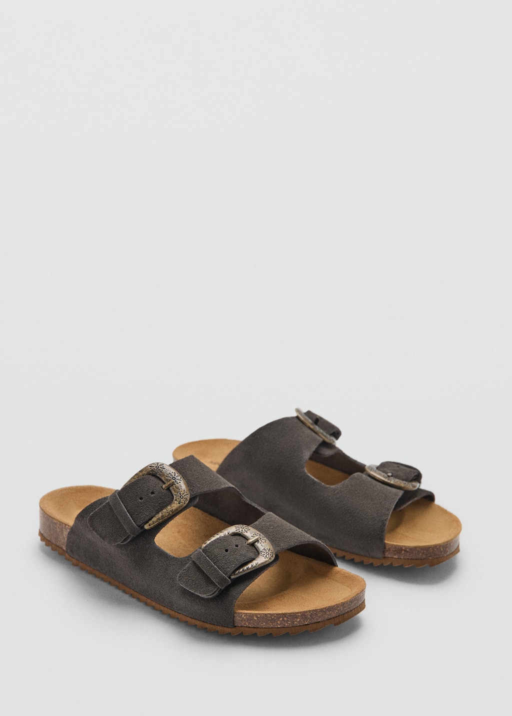 Mango Sandales Biogr Gris - Fille - 39 -  Teen In Brown