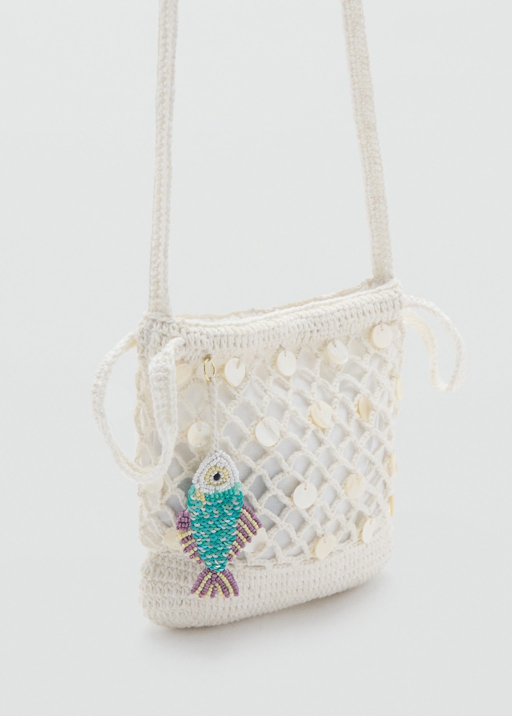 Mango Mini Sac Perles Sable - Enfants - Taille Unique -  Kids In Brown