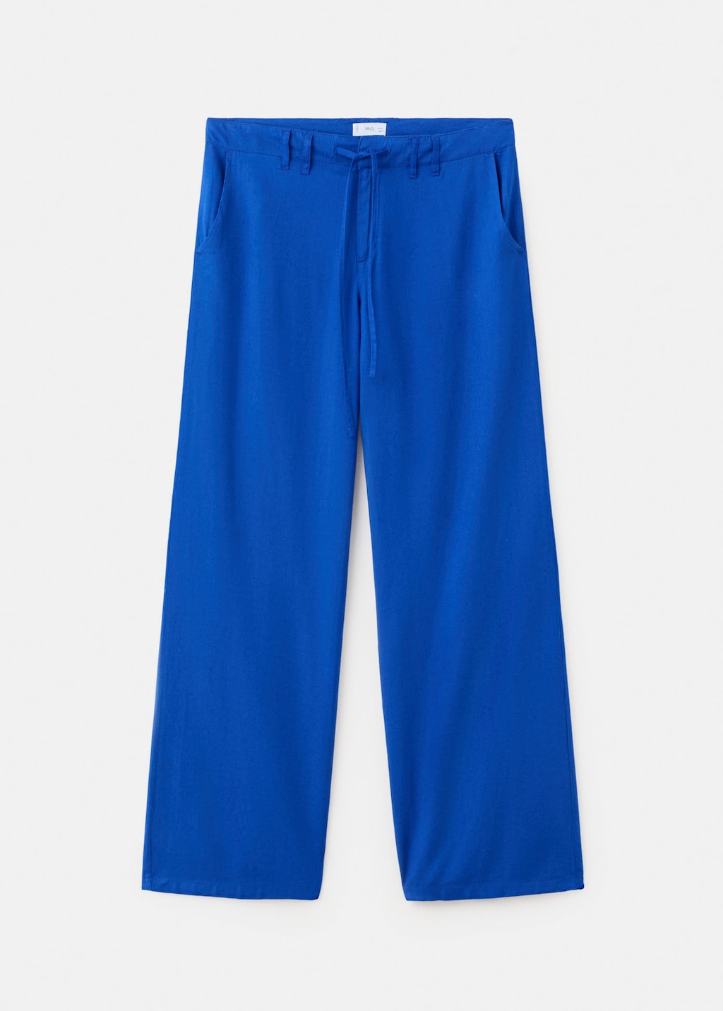 Mango Pantalon Droit Lin Mélangé Bleu Électrique - Fille - M -  Teen In Blue