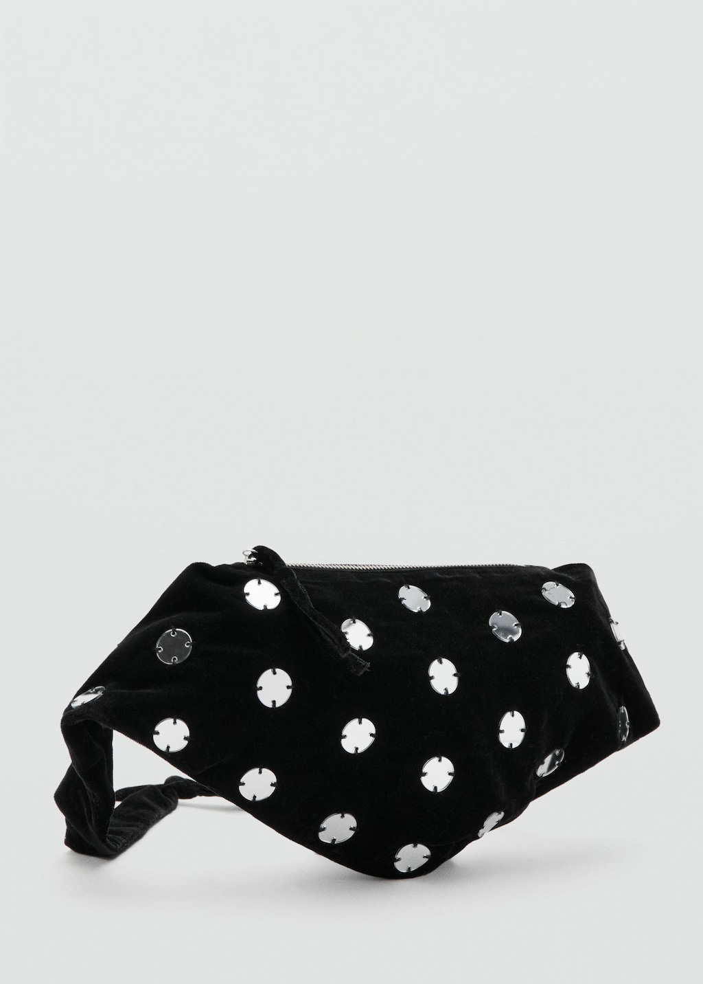 Mango Teen Sequined Bag Black