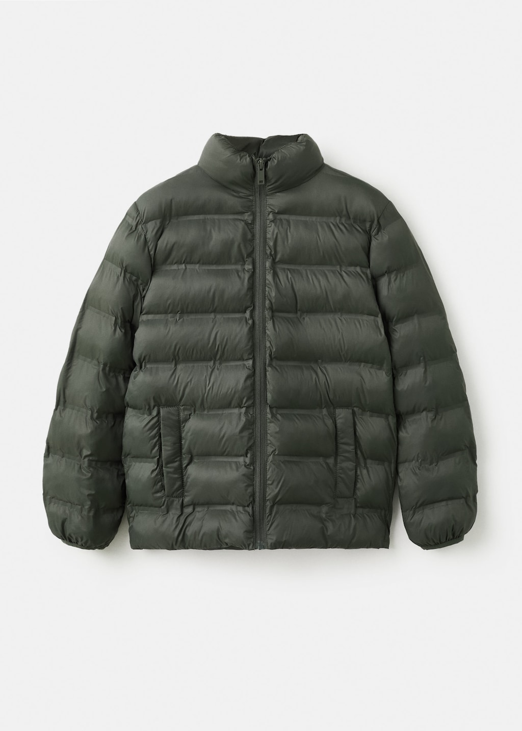 Mango Kids' Quilted Jacket Medium Green
