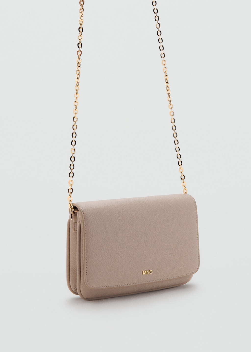 Mango Small Crossbody Bag In Neutral