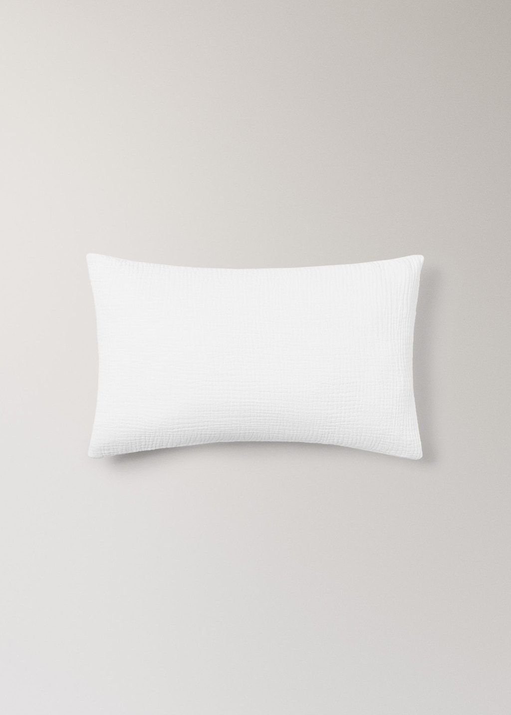 Mango Cot Bed Pillowcase Gauze Fabric Off White