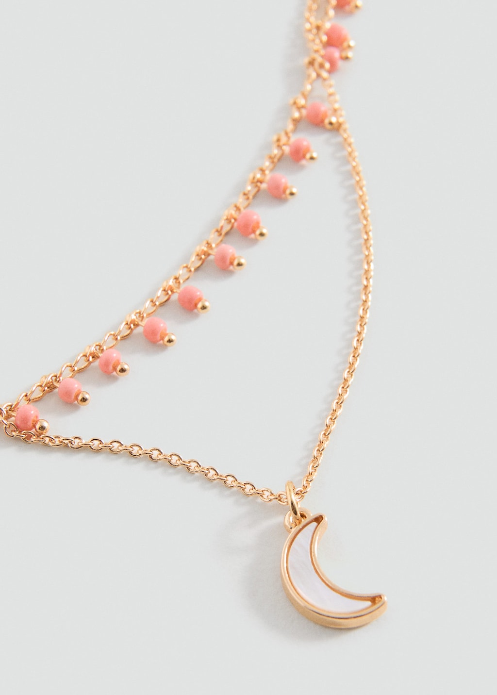 Mango Kids' 2 Pack Of Necklaces Gold