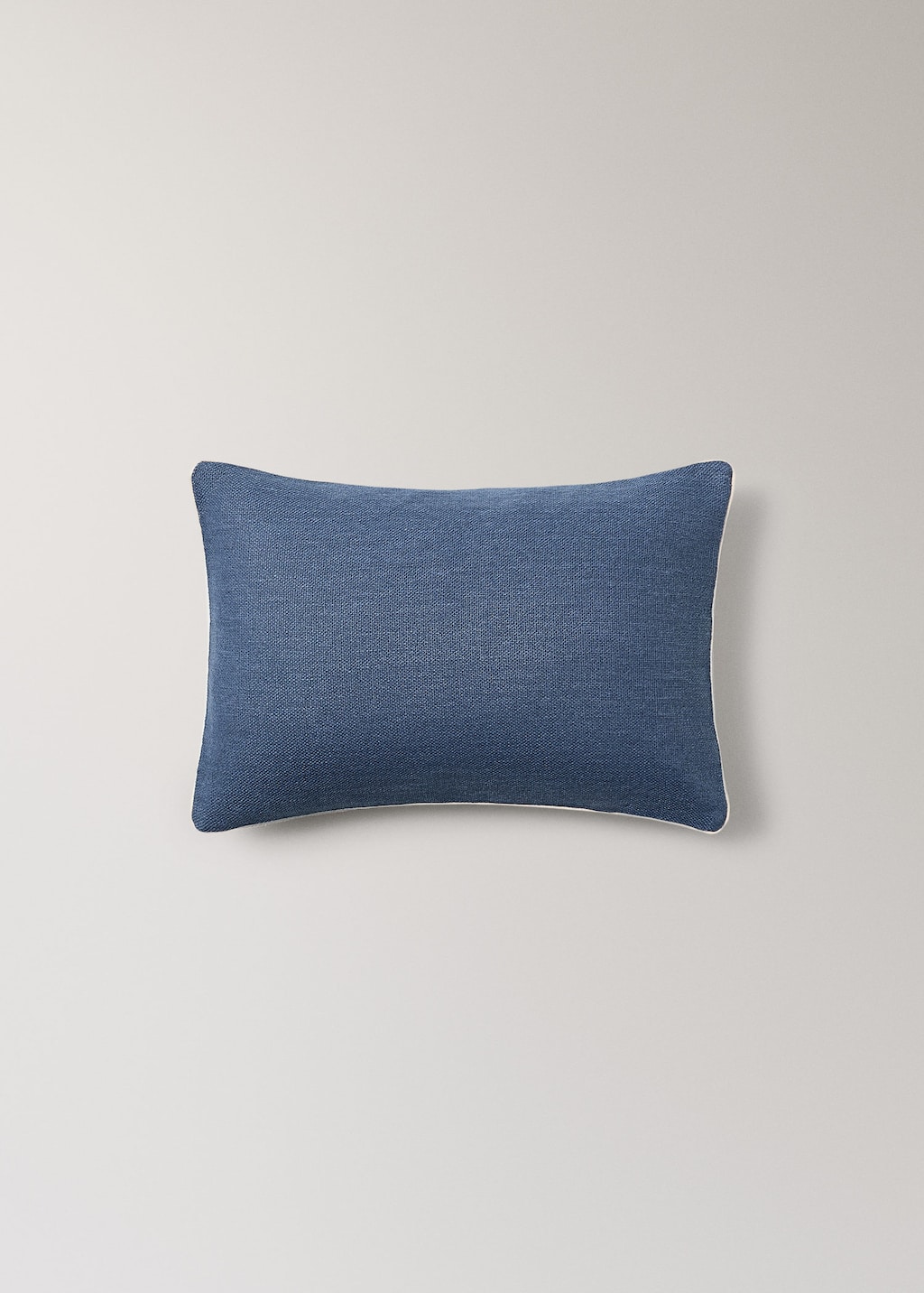 Mango Piped Cushion Cover 30x40cm Indigo Blue