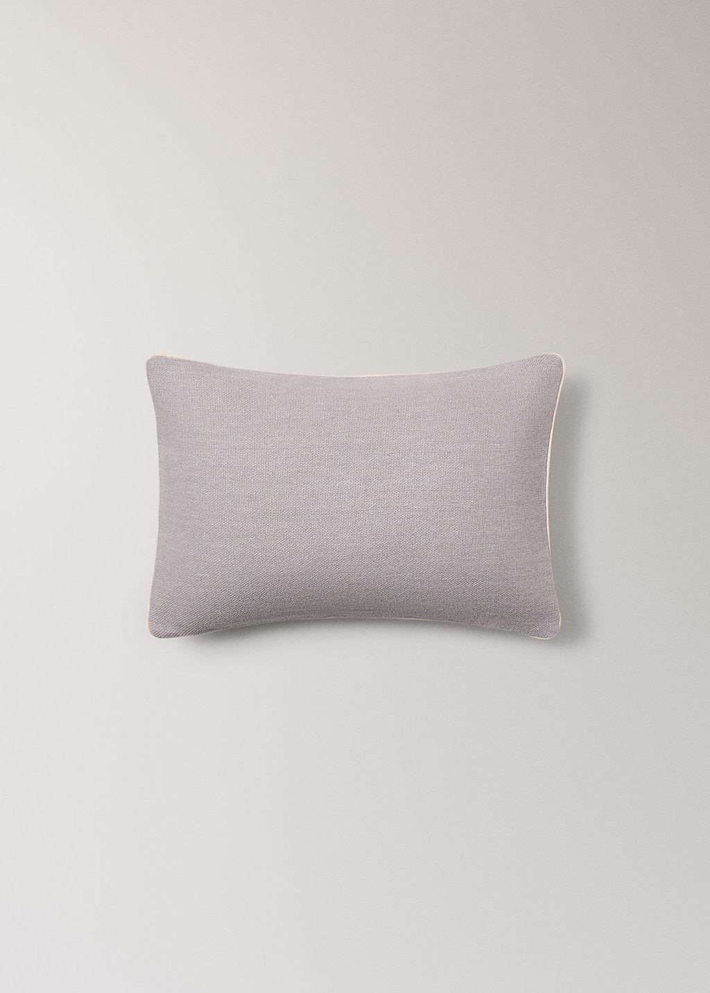 Mango Piped Cushion Cover 30x40cm Grey In Purple
