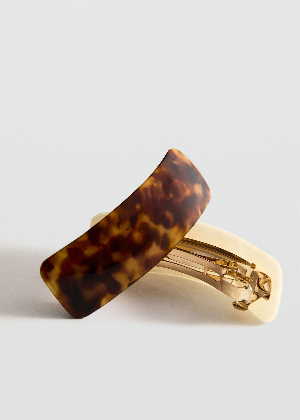 Mango Hairclip 2 Set Chocolate In Brown