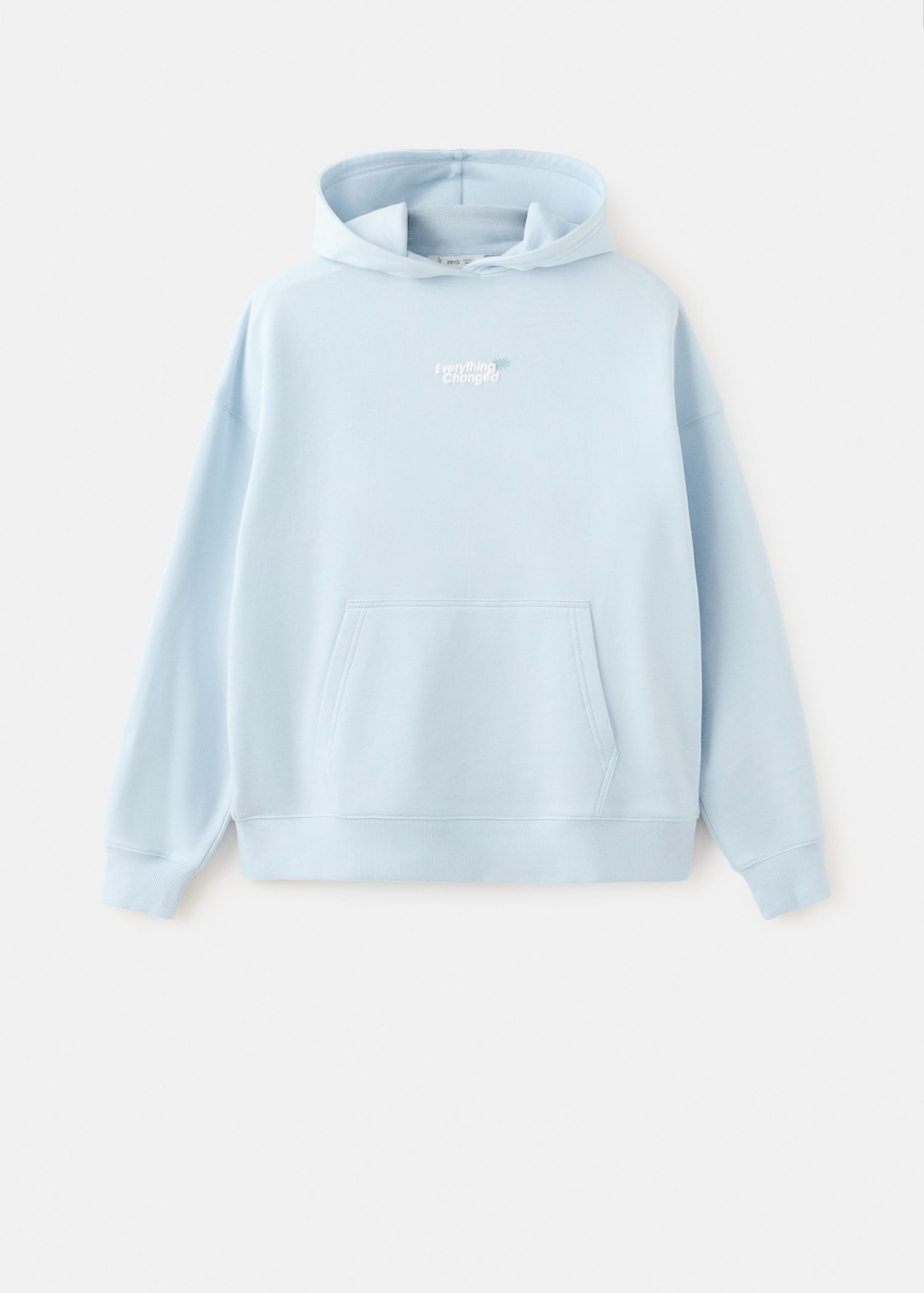 Mango Sweatshirt Plot Mint Green In Blue