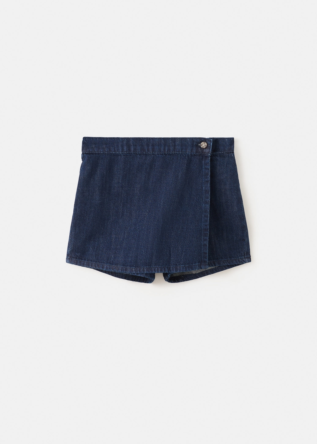 Mango Kids' Denim Skort Dark Blue