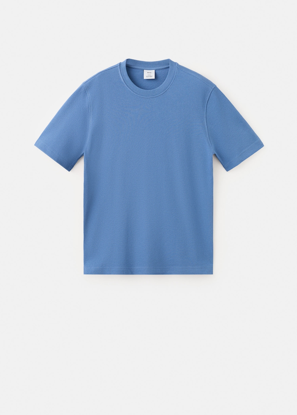 Mango Medium-weight Regular-fit T-shirt In China Blue