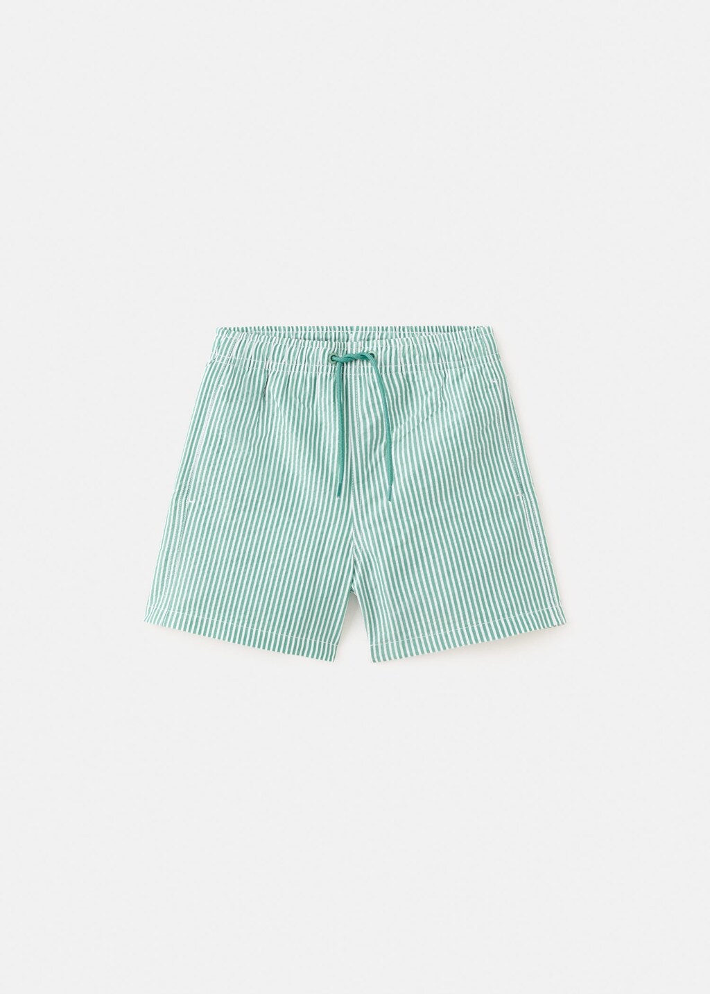 Mango Maillot De Bain À Rayures Vert - Enfants - 11-12 Ans -  Kids In Green