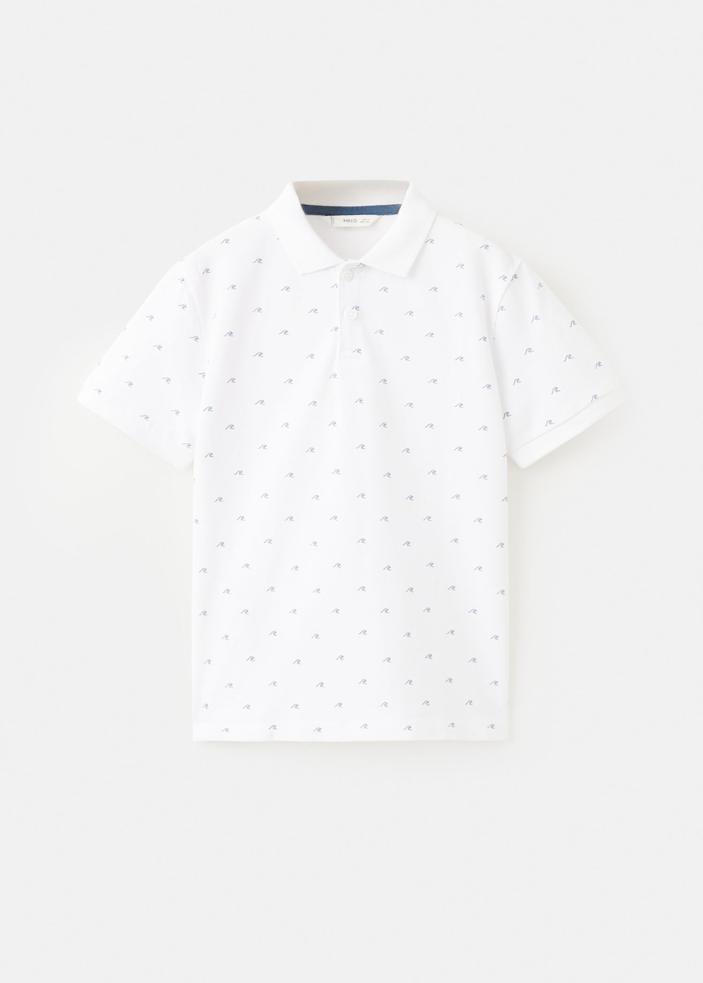 Mango Polo Coton Imprimé Blanc - Enfants - 13-14 Ans -  Kids In White
