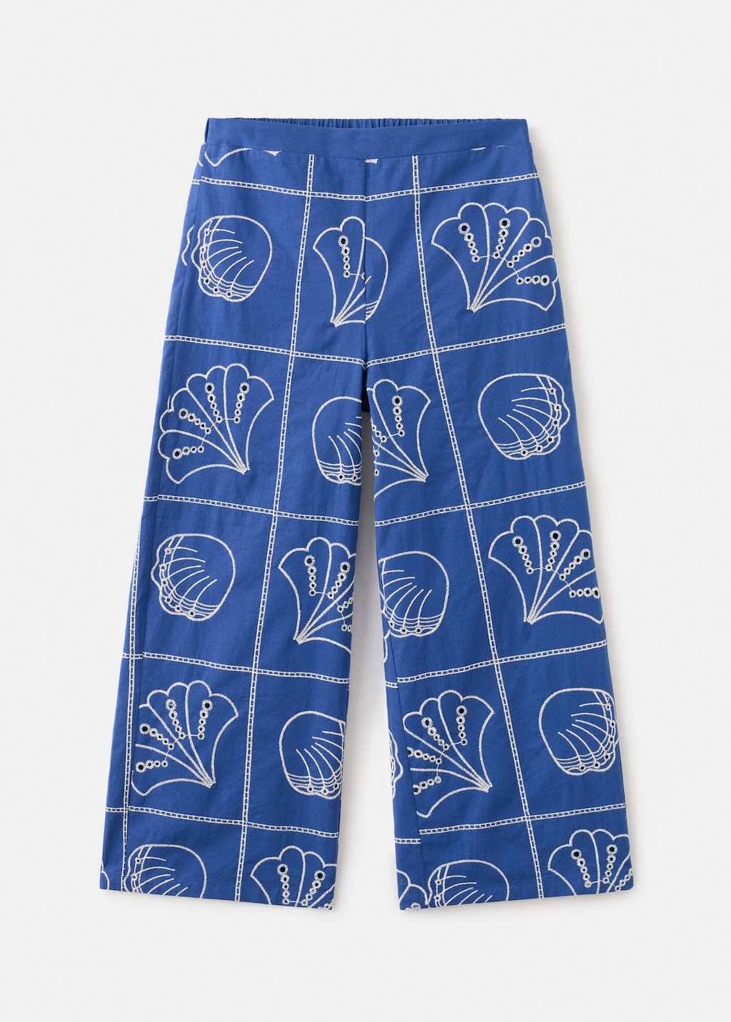 Mango Pantalon Coton Brodé Bleu Électrique - Enfants - 13-14 Ans -  Kids In Blue