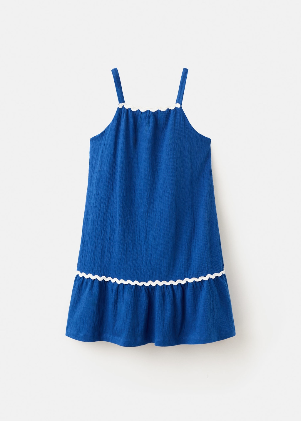 Mango Robe Courte Bretelles Bleu Électrique - Enfants - 7-8 Ans -  Kids In Blue