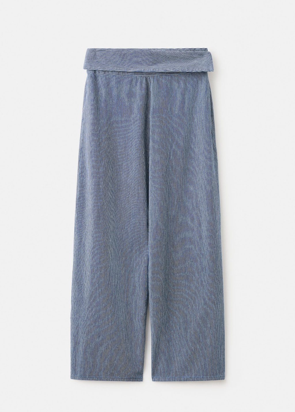 Mango Jean Large À Rayures Bleu Foncé - Fille - 42 -  Teen In Blue