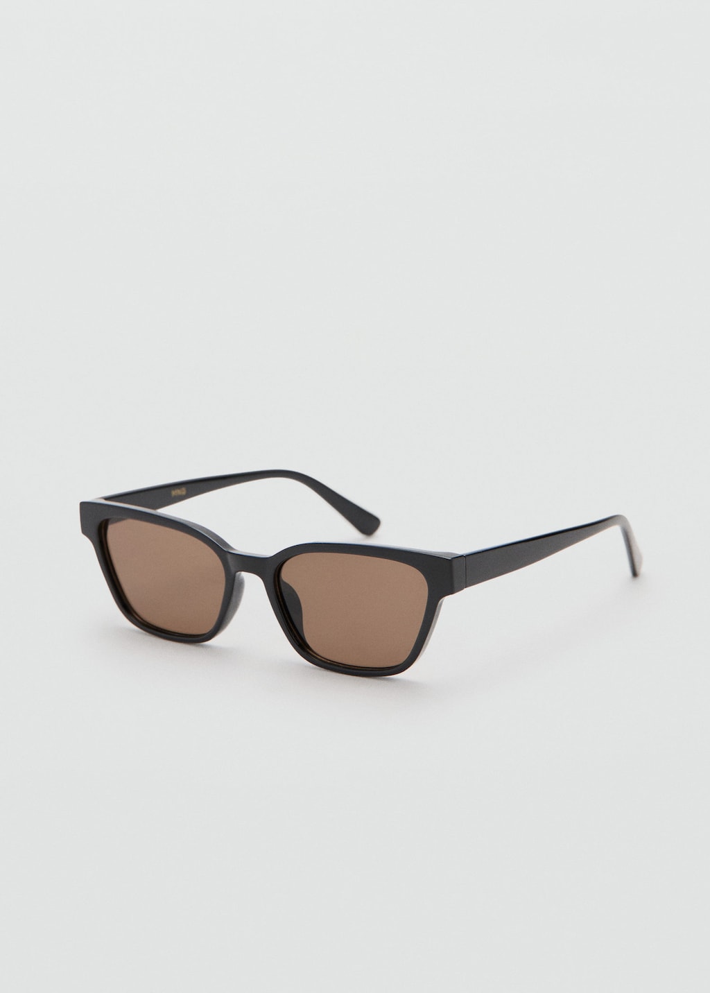 Mango Lunettes De Soleil Monture Plastique Noir - Femme - Taille Unique -  In Brown