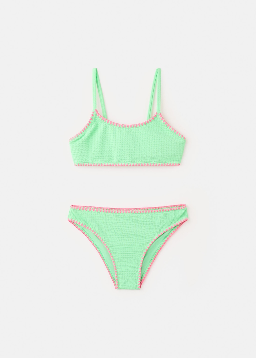 Mango Bikini Texture Bordures Vert Menthe - Enfants - 13-14 Ans -  Kids In Green