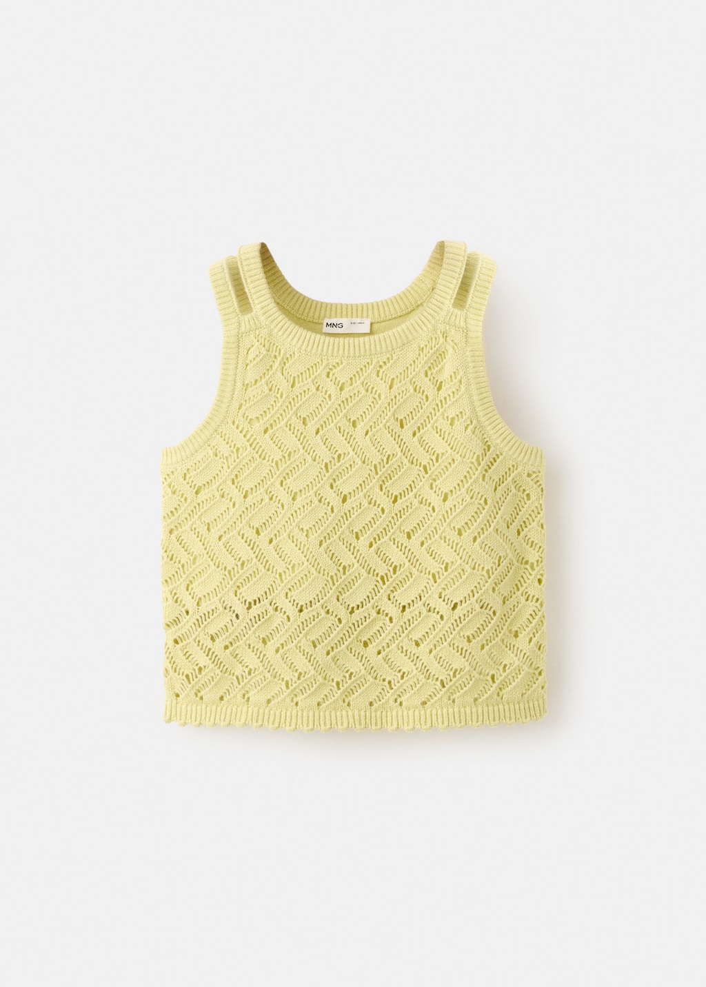 Mango Top Crochet Citron Vert - Enfants - 9-10 Ans -  Kids In Yellow