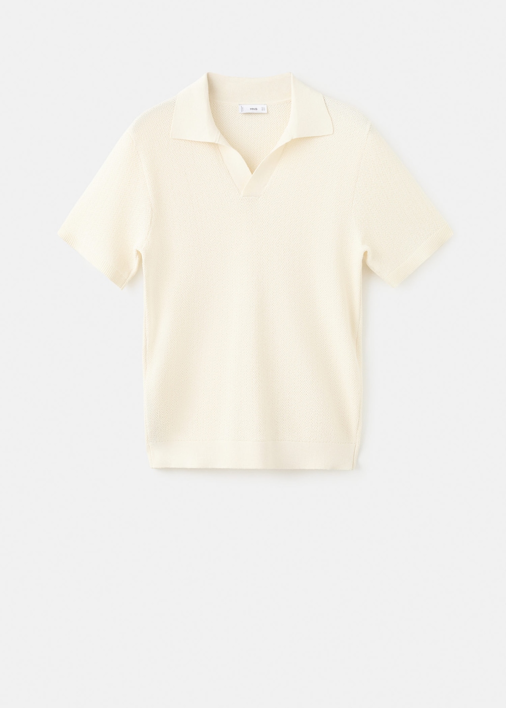 Mango Man Polo Shirt Denis-h Ecru In Neutral