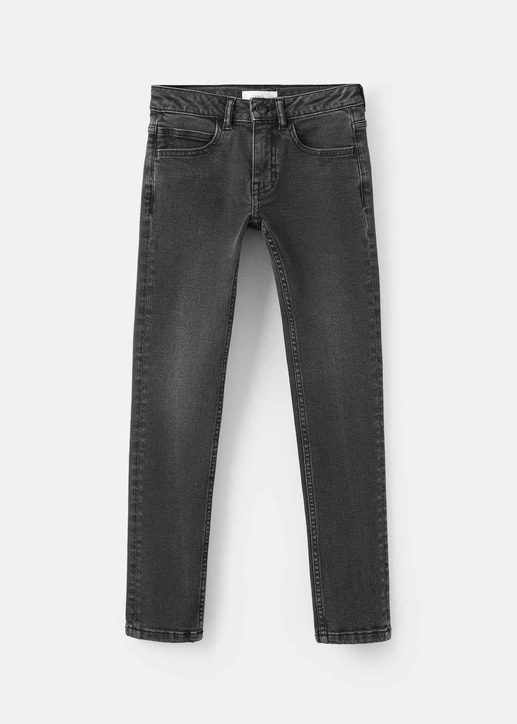 Mango Kids' Skinny Jeans In Black