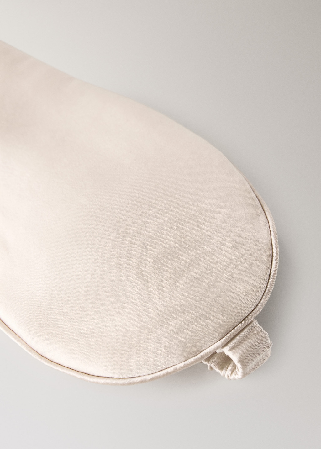 Mango Silk Eye Mask Light/pastel Grey In Neutral