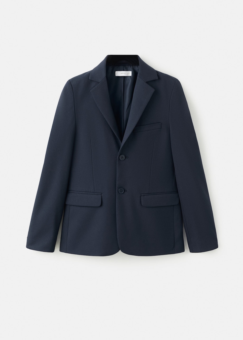 Mango Kids' Classic Suit Jacket Navy In Blue