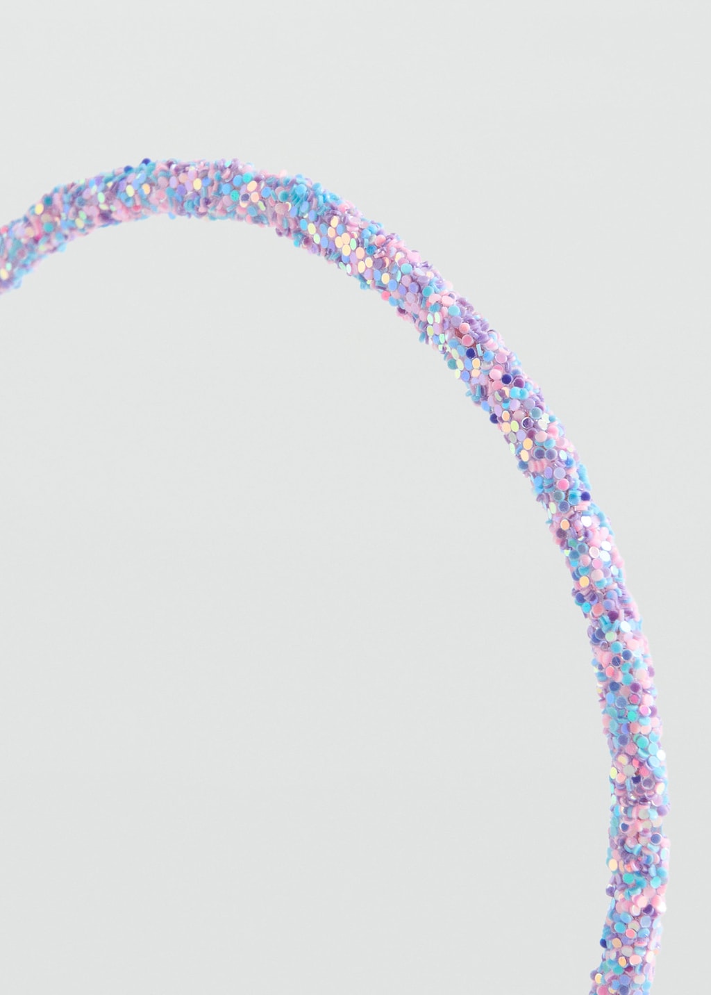 Mango Kids' Glitter Headband Lilac In Multi