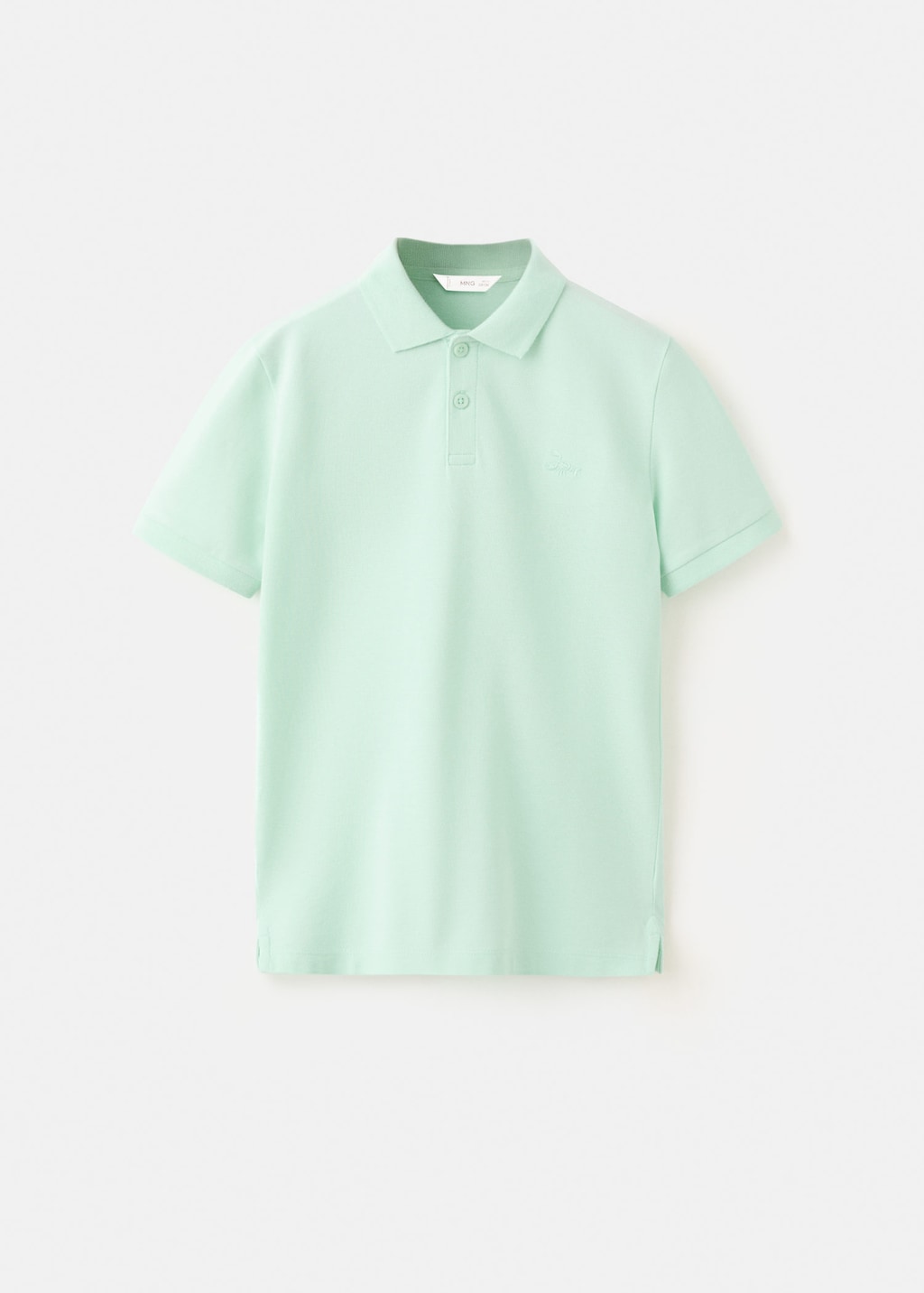 Mango Polo Coton Vert Menthe - Enfants - 13-14 Ans -  Kids In Green