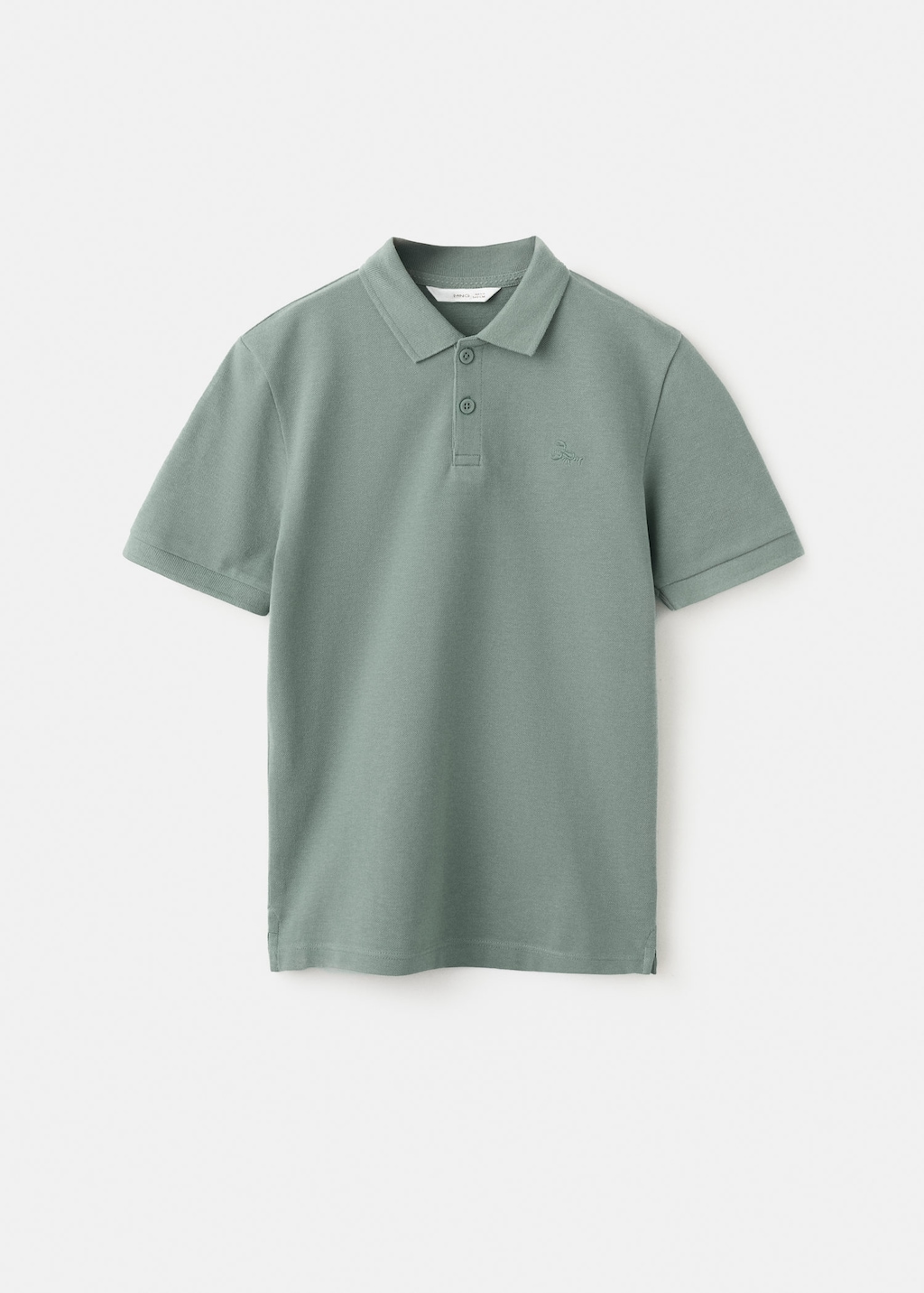 Mango Polo Coton Vert - Enfants - 13-14 Ans -  Kids In Green