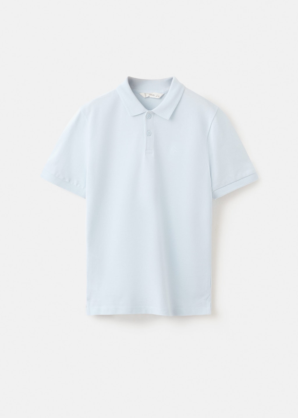 Mango Polo Coton Bleu Ciel - Enfants - 13-14 Ans -  Kids In Blue
