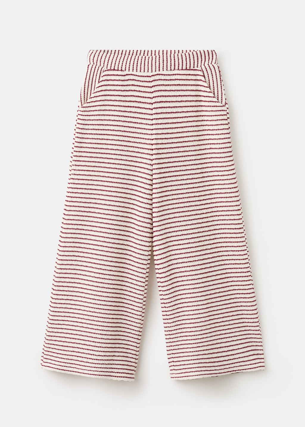 Mango Pantalon Maille À Rayures Rouge - Enfants - 13-14 Ans -  Kids In Red