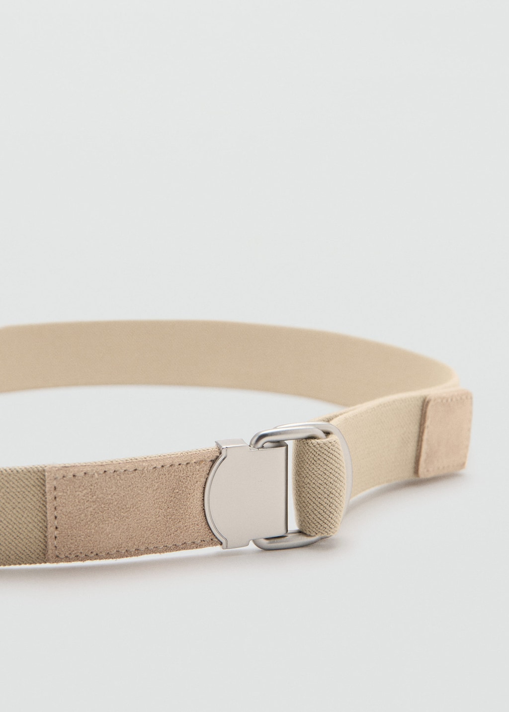 Mango Belt Spring Beige In Brown