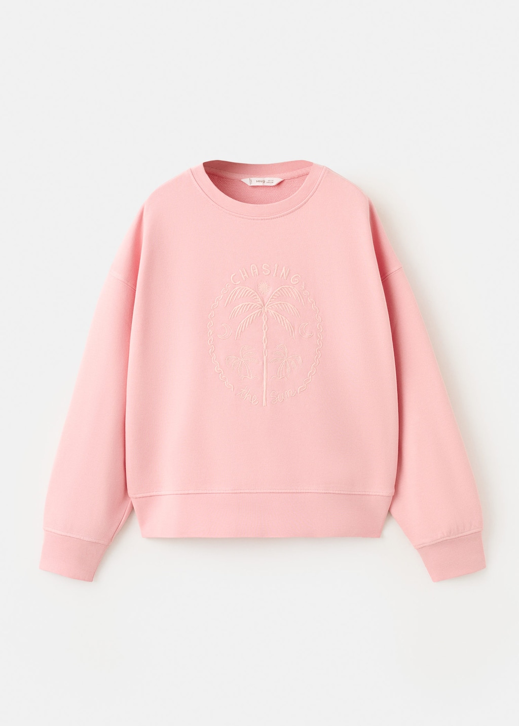 Mango Sweat-shirt En Coton Palmier Rose - Enfants - 13-14 Ans -  Kids In Pink
