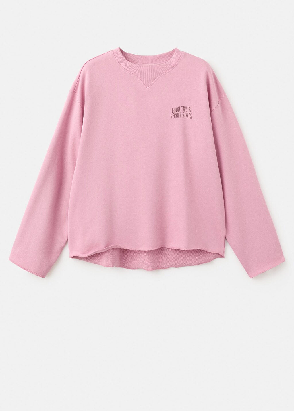 Mango Sweat Coton Inscription Imprimée Rose - Fille - Xs-s -  Teen In Pink