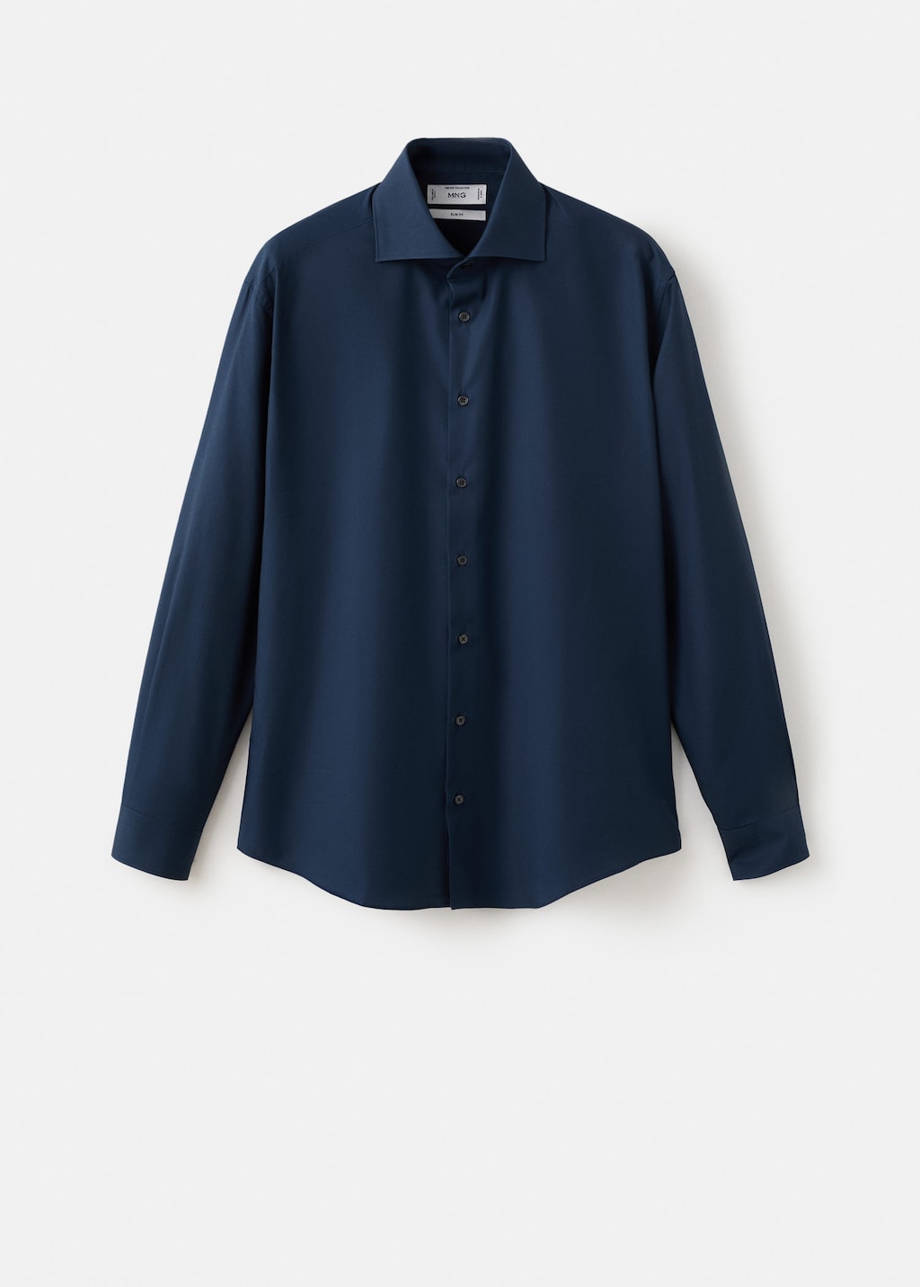 Mango Man Slim-fit Cotton Poplin Suit Shirt In Multi